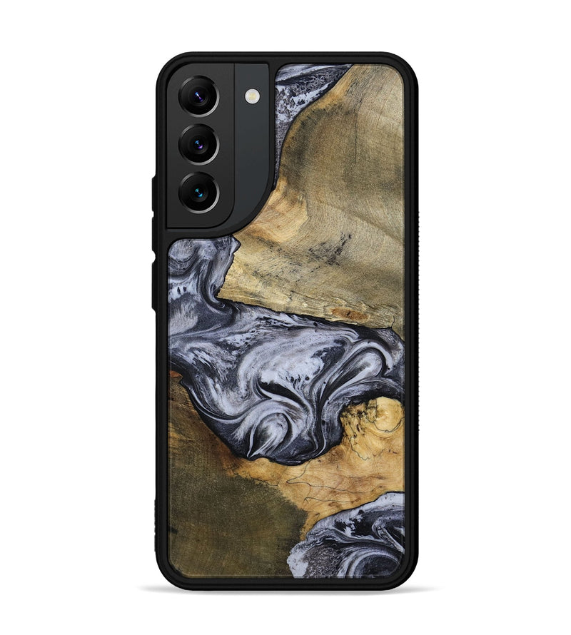 Galaxy S22 Plus Wood Phone Case - Ahmad (Black & White, 797774)