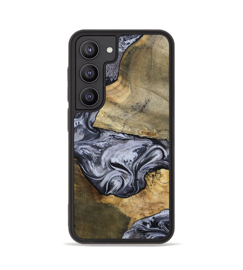 Galaxy S23 Wood Phone Case - Ahmad (Black & White, 797774)