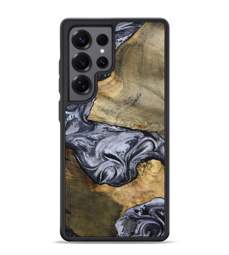 Galaxy S25 Ultra Wood Phone Case - Ahmad (Black & White, 797774)