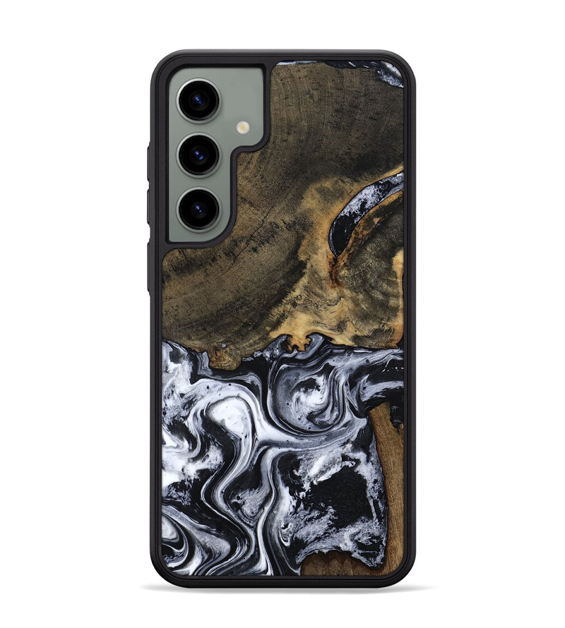 Galaxy S24 Plus Wood Phone Case - Katlin (Black & White, 797779)