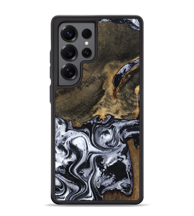 Galaxy S25 Ultra Wood Phone Case - Katlin (Black & White, 797779)