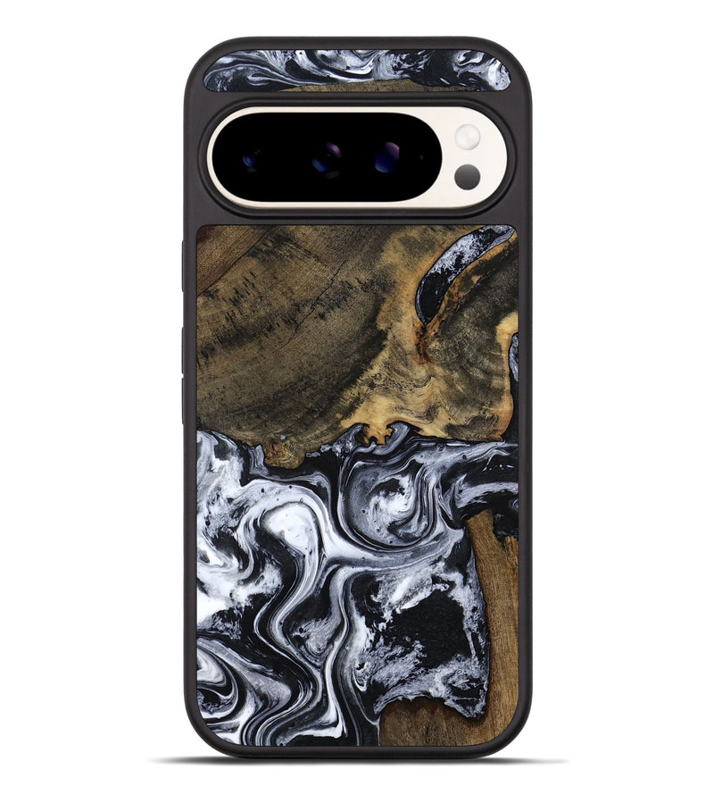 Pixel 9 Pro XL Wood Phone Case - Katlin (Black & White, 797779)
