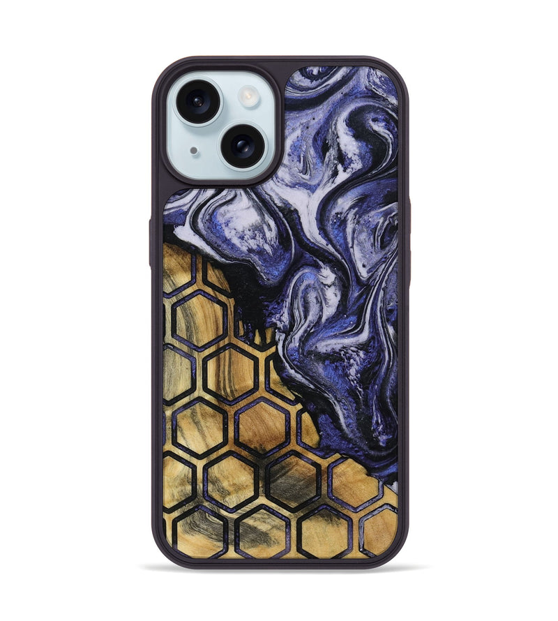 iPhone 15 Wood Phone Case - Ayah (Pattern, 797813)