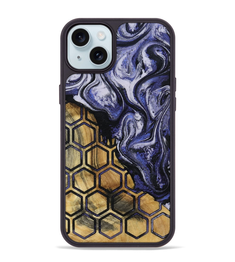 iPhone 15 Plus Wood Phone Case - Ayah (Pattern, 797813)