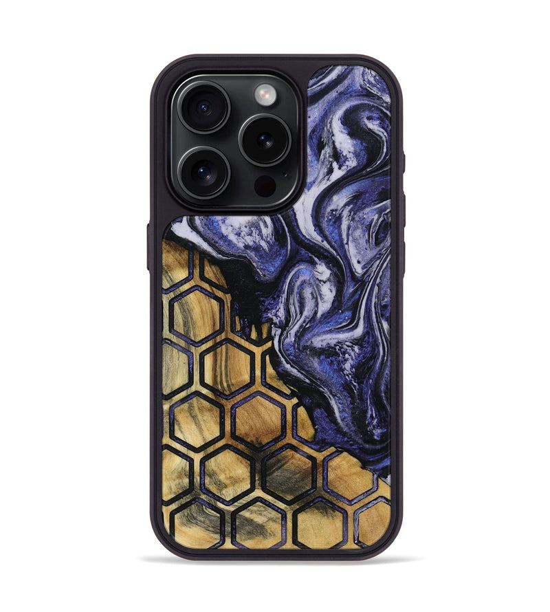 iPhone 15 Pro Wood Phone Case - Ayah (Pattern, 797813)