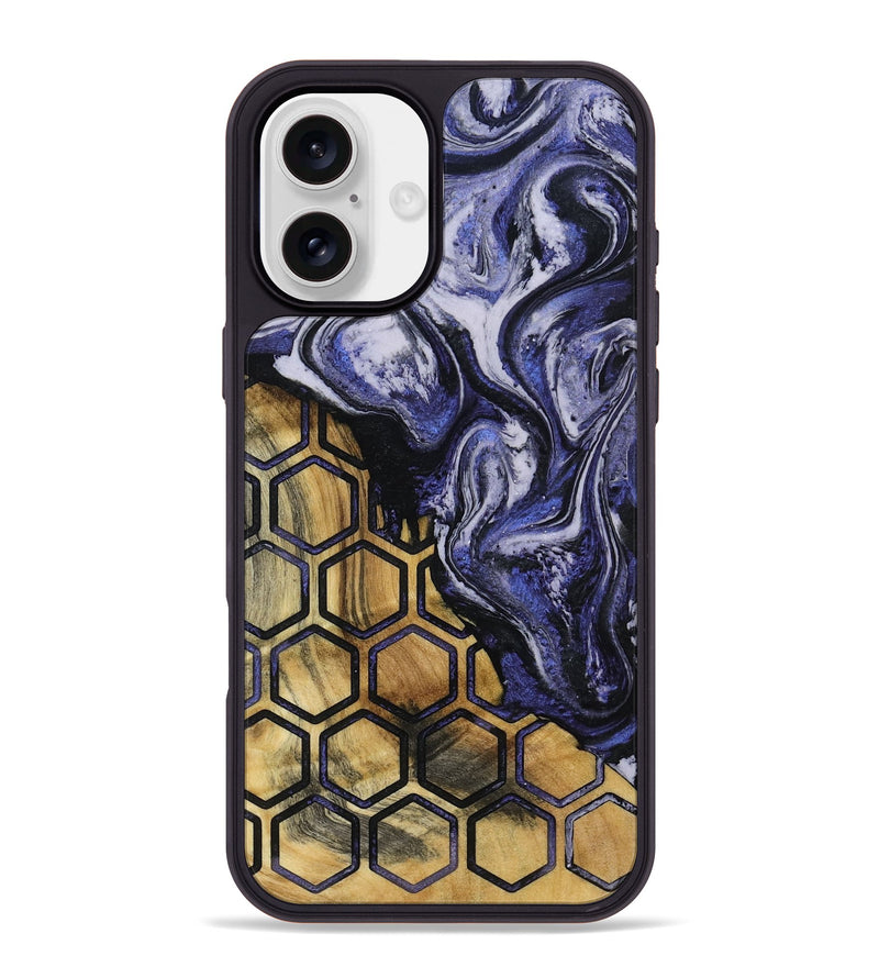 iPhone 16 Plus Wood Phone Case - Ayah (Pattern, 797813)