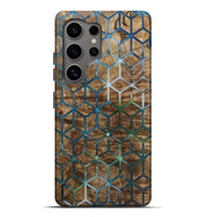 Galaxy S25 Ultra Wood Live Edge Phone Case - Berry (Pattern, 797854)