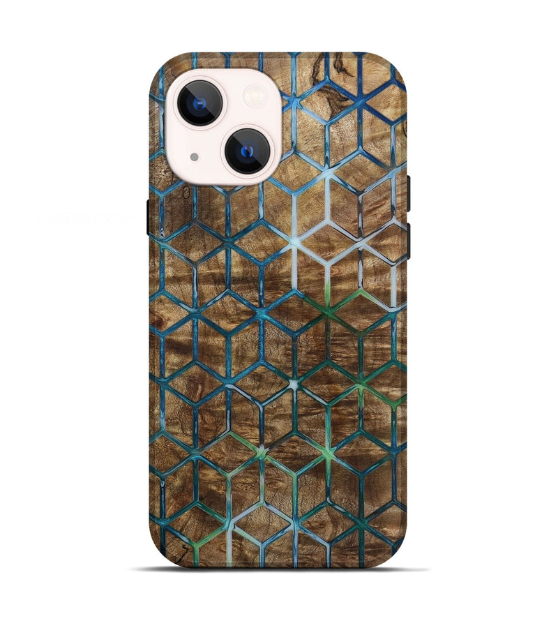 iPhone 13 Wood Live Edge Phone Case - Berry (Pattern, 797854)