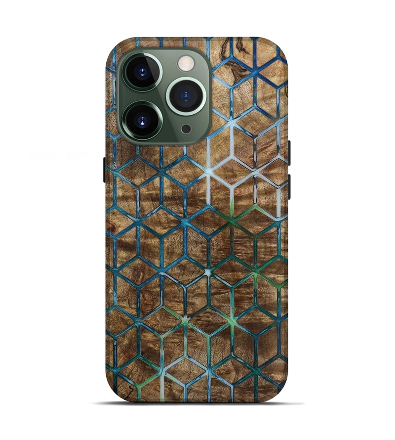 iPhone 13 Pro Wood Live Edge Phone Case - Berry (Pattern, 797854)