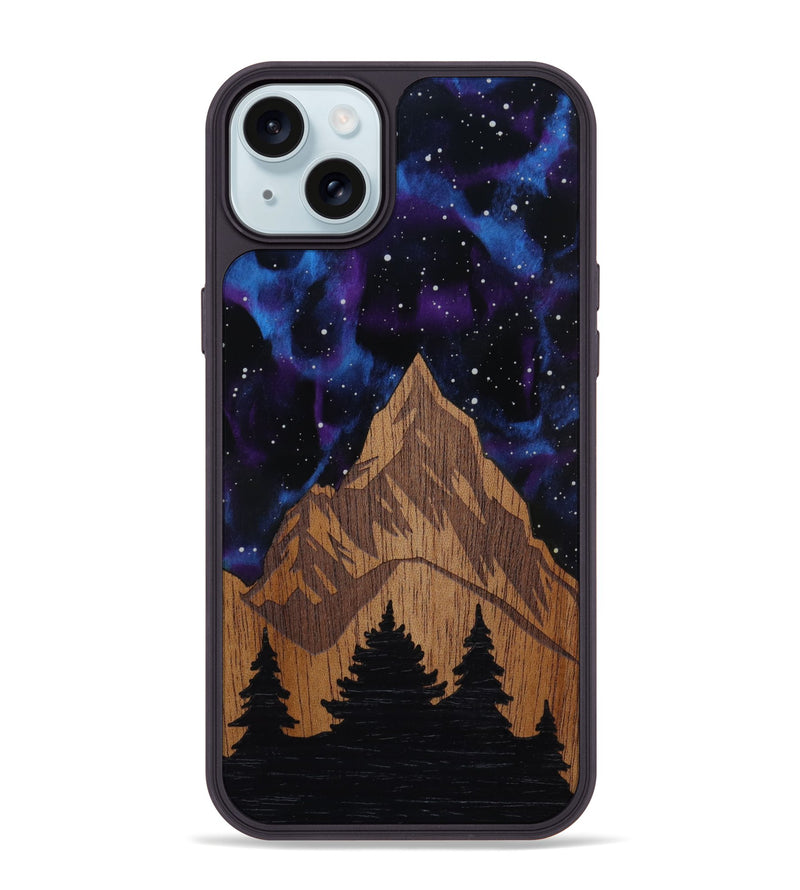 iPhone 15 Plus Wood Phone Case - Everest (Curated)