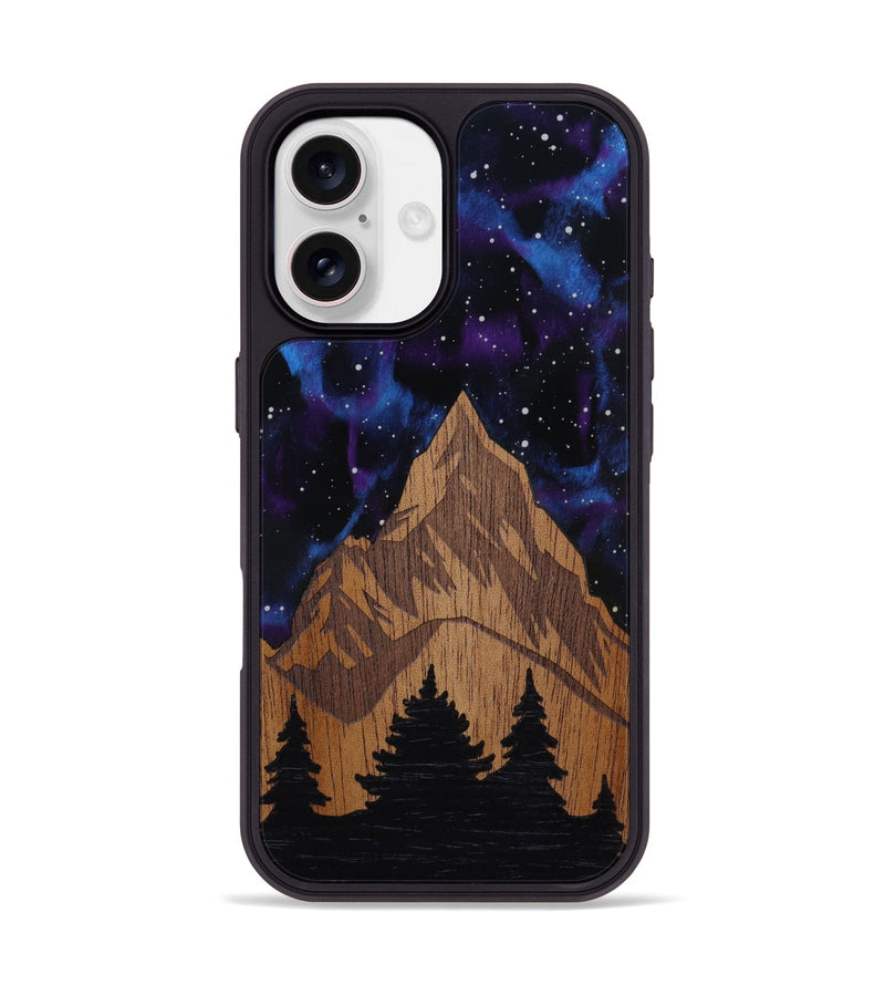 iPhone 17 Wood Phone Case - Everest (Terrain)