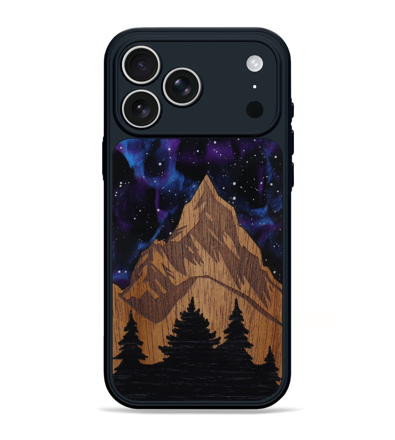 iPhone 17 Pro Max Wood Phone Case - Everest (Terrain)
