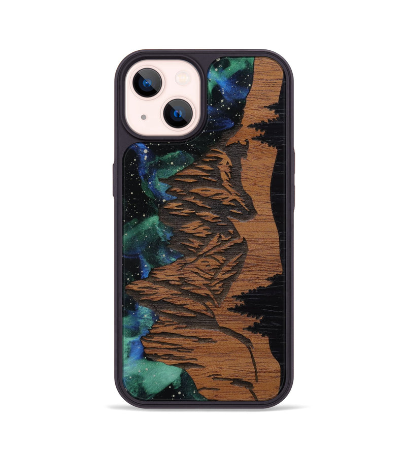 iPhone 14 Wood Phone Case - Dolomites (Curated)