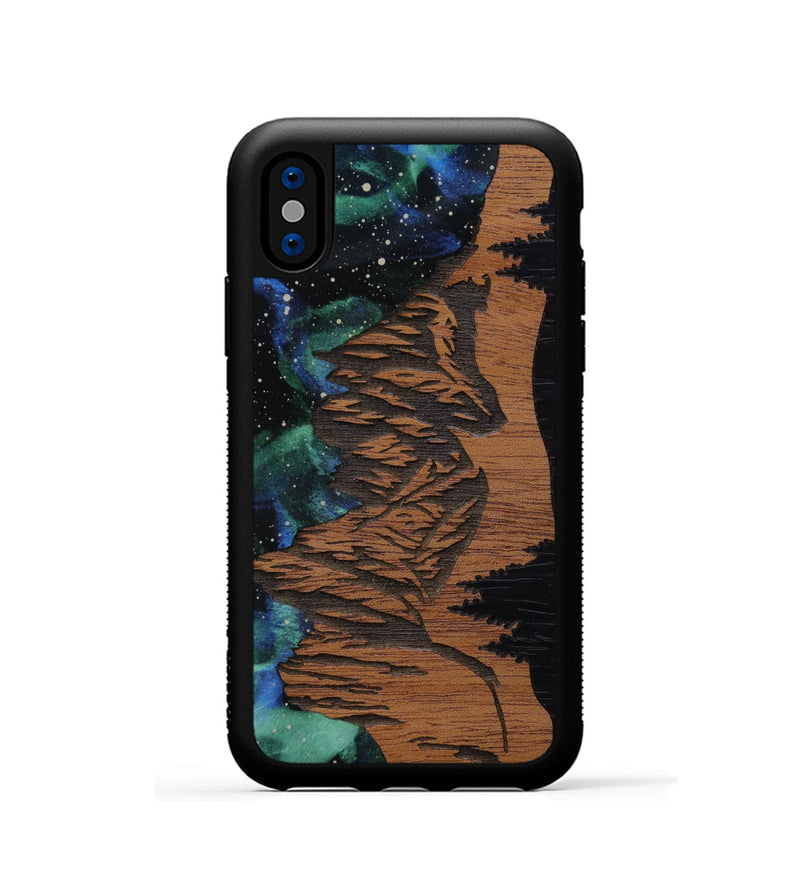 iPhone Xs Wood Phone Case - Dolomites (Curated)
