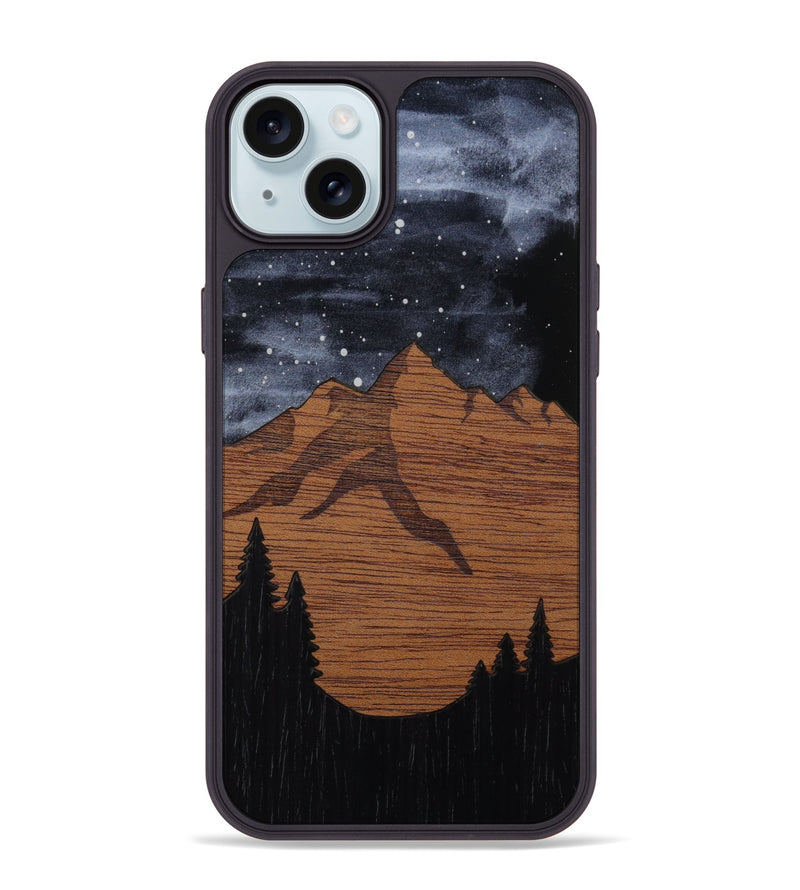 iPhone 15 Plus Wood Phone Case - Bierstadt (Curated)