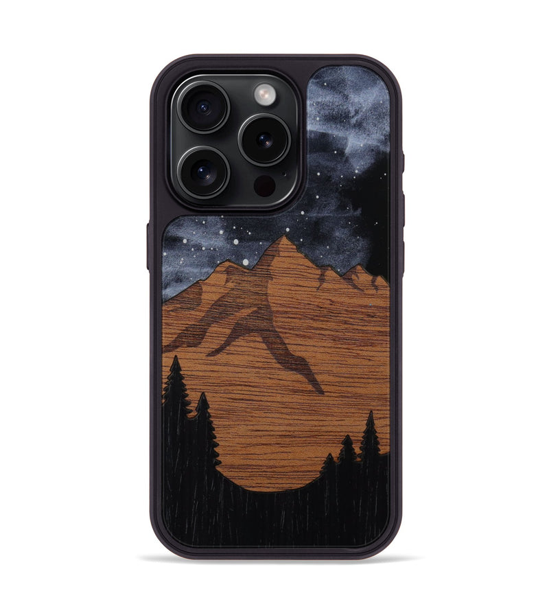 iPhone 15 Pro Wood Phone Case - Bierstadt (Curated)