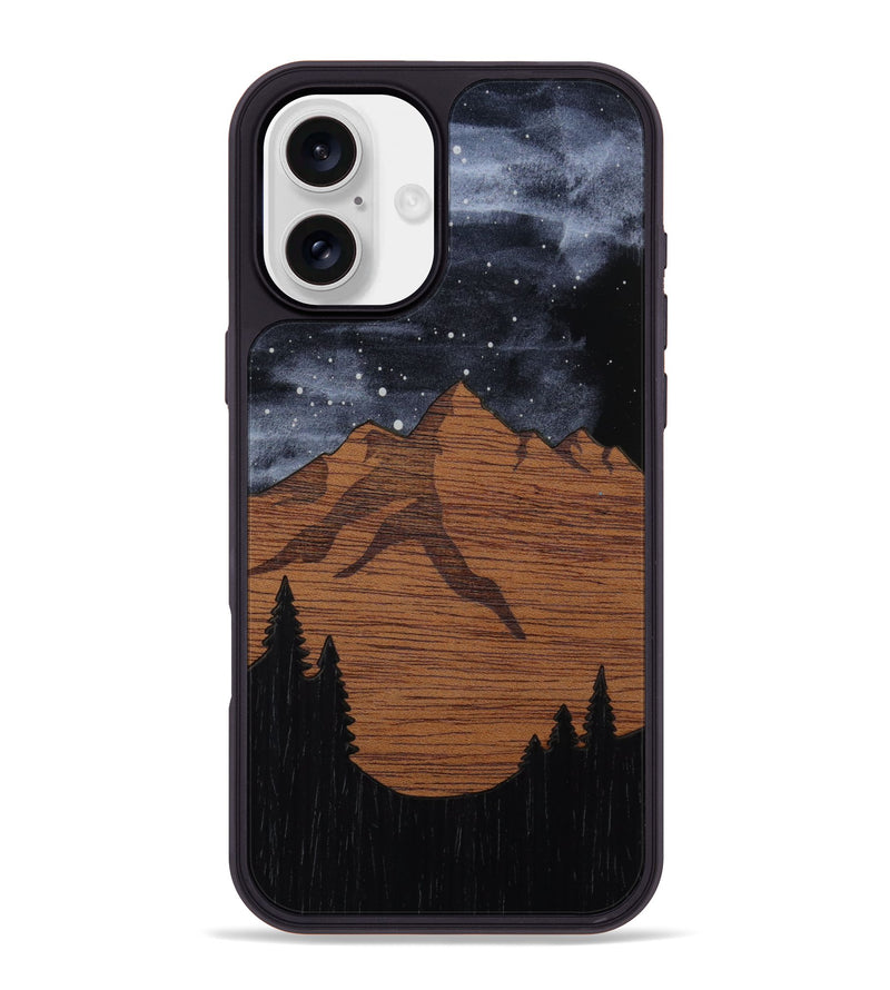 iPhone 16 Plus Wood Phone Case - Bierstadt (Curated)