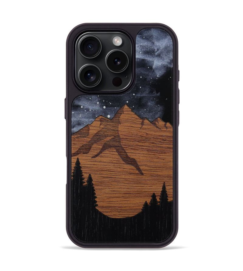 iPhone 16 Pro Wood Phone Case - Bierstadt (Curated)