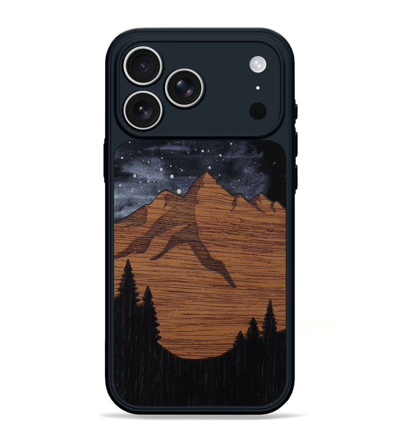 iPhone 17 Pro Max Wood Phone Case - Bierstadt (Curated)