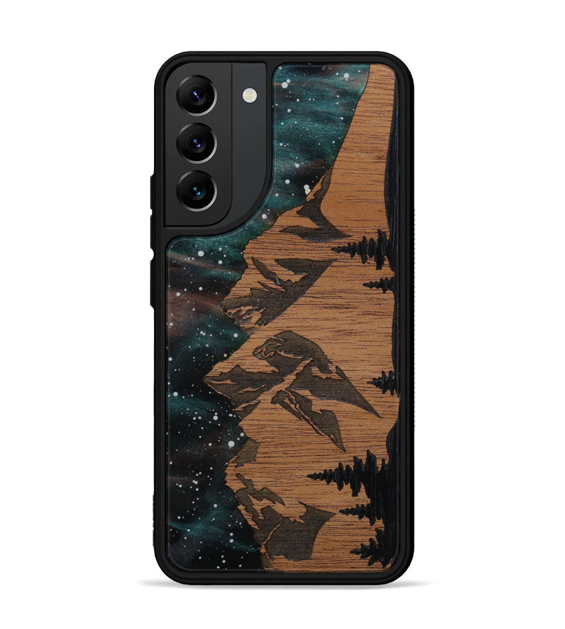 Galaxy S22 Plus Wood Phone Case - Tetons (Curated)
