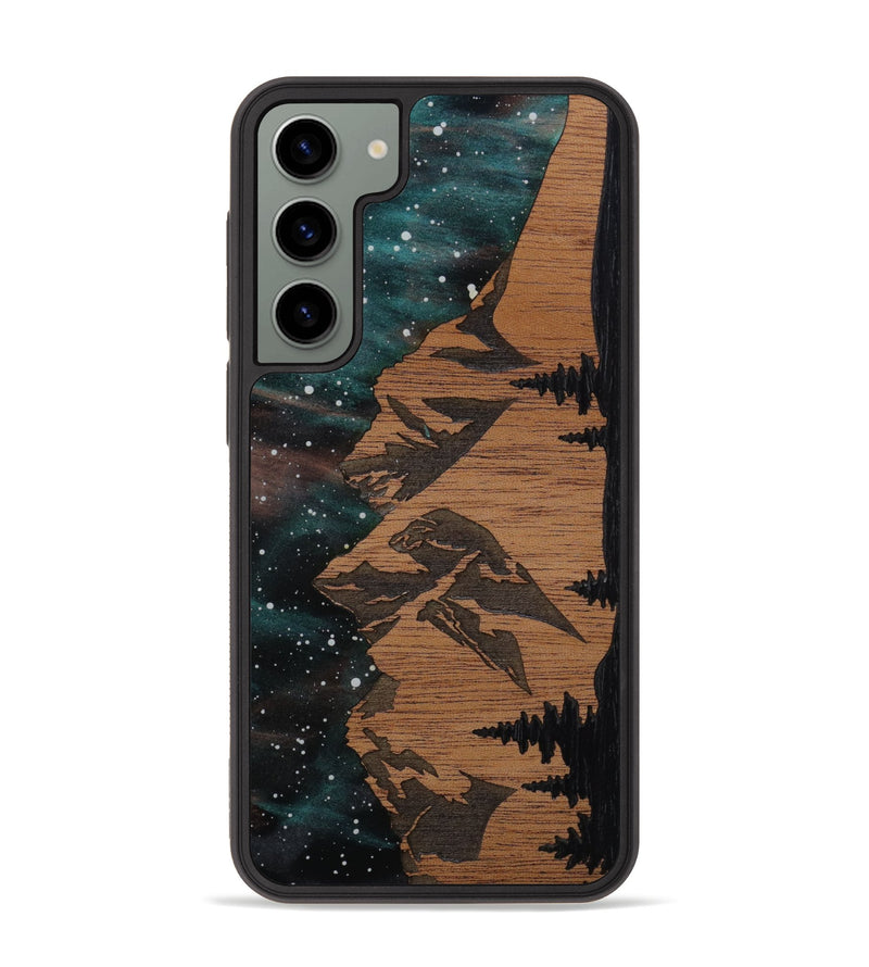 Galaxy S23 Plus Wood Phone Case - Tetons (Curated)