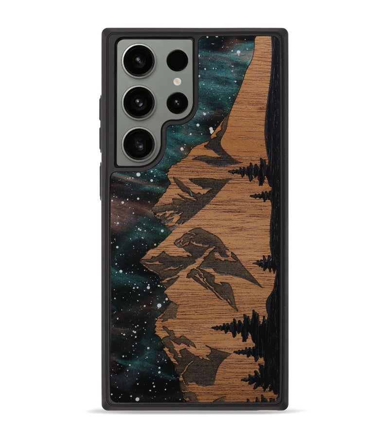 Galaxy S23 Ultra Wood Phone Case - Tetons (Curated)