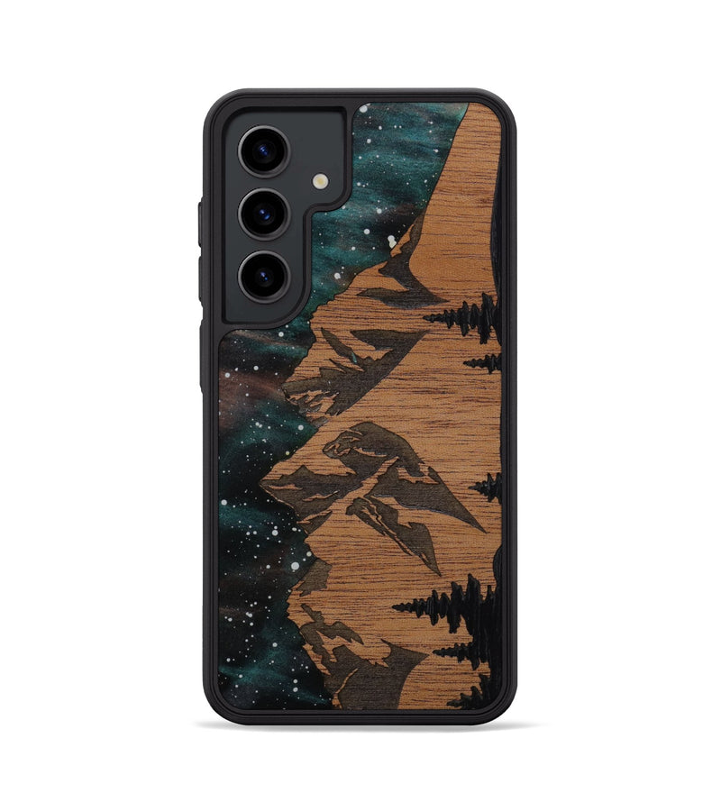 Galaxy S24 Wood Phone Case - Tetons (Curated)