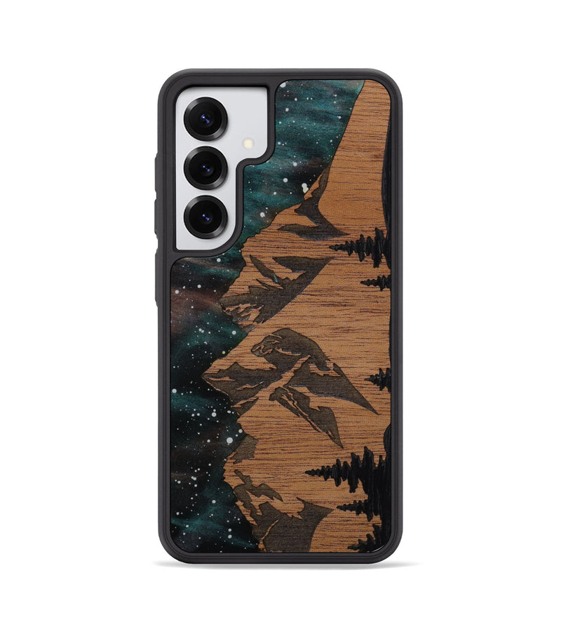 Galaxy S25 Wood Phone Case - Tetons (Curated)