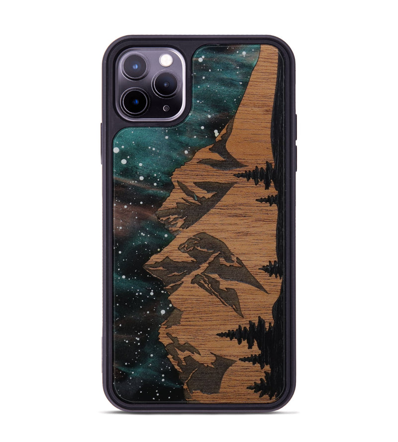 iPhone 11 Pro Max Wood Phone Case - Tetons (Curated)