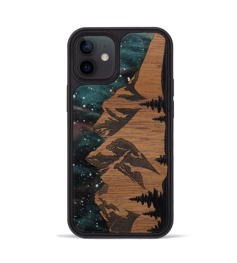iPhone 12 Wood Phone Case - Tetons (Curated)