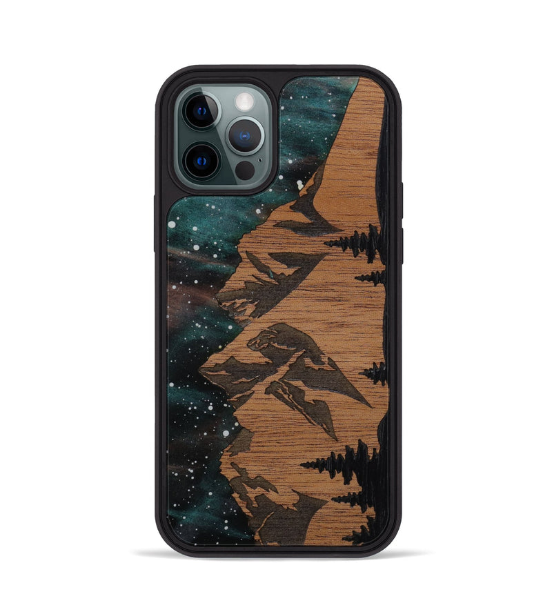 iPhone 12 Pro Wood Phone Case - Tetons (Curated)