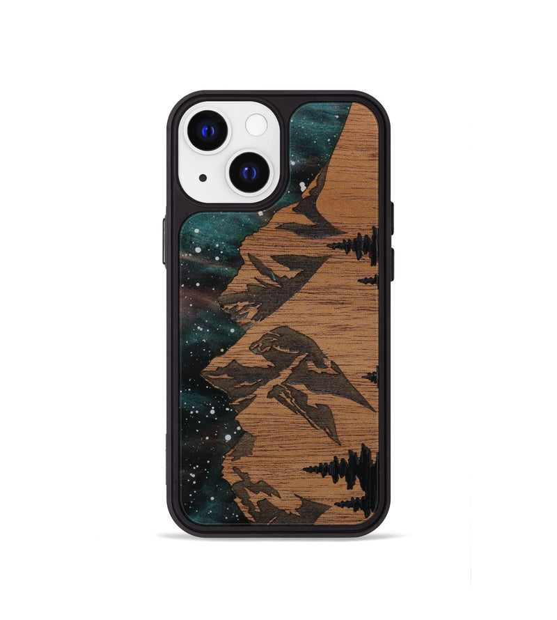 iPhone 13 mini Wood Phone Case - Tetons (Curated)