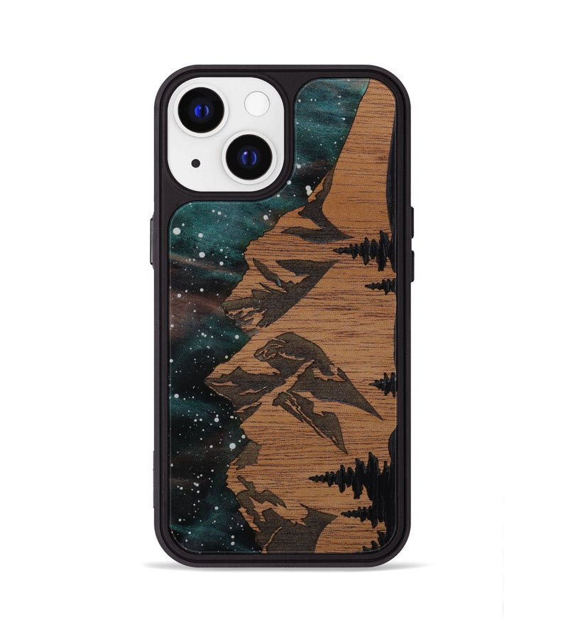iPhone 13 Wood Phone Case - Tetons (Curated)