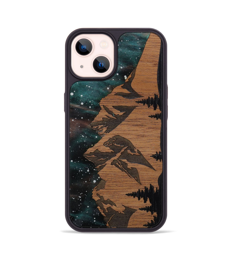 iPhone 14 Wood Phone Case - Tetons (Curated)