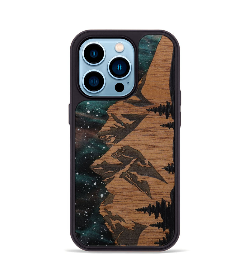 iPhone 14 Pro Wood Phone Case - Tetons (Curated)