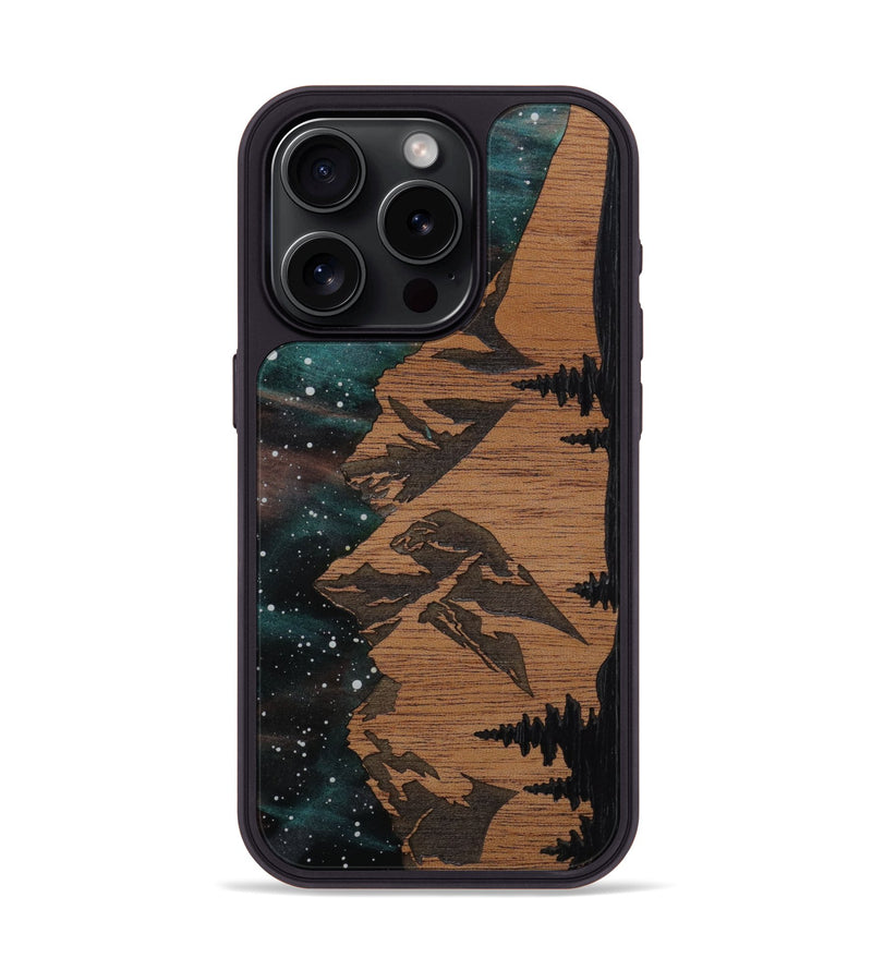 iPhone 15 Pro Wood Phone Case - Tetons (Curated)