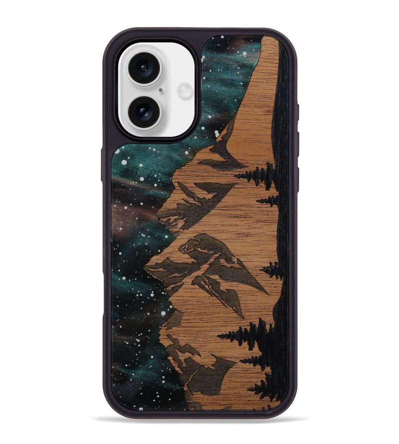 iPhone 16 Plus Wood Phone Case - Tetons (Curated)