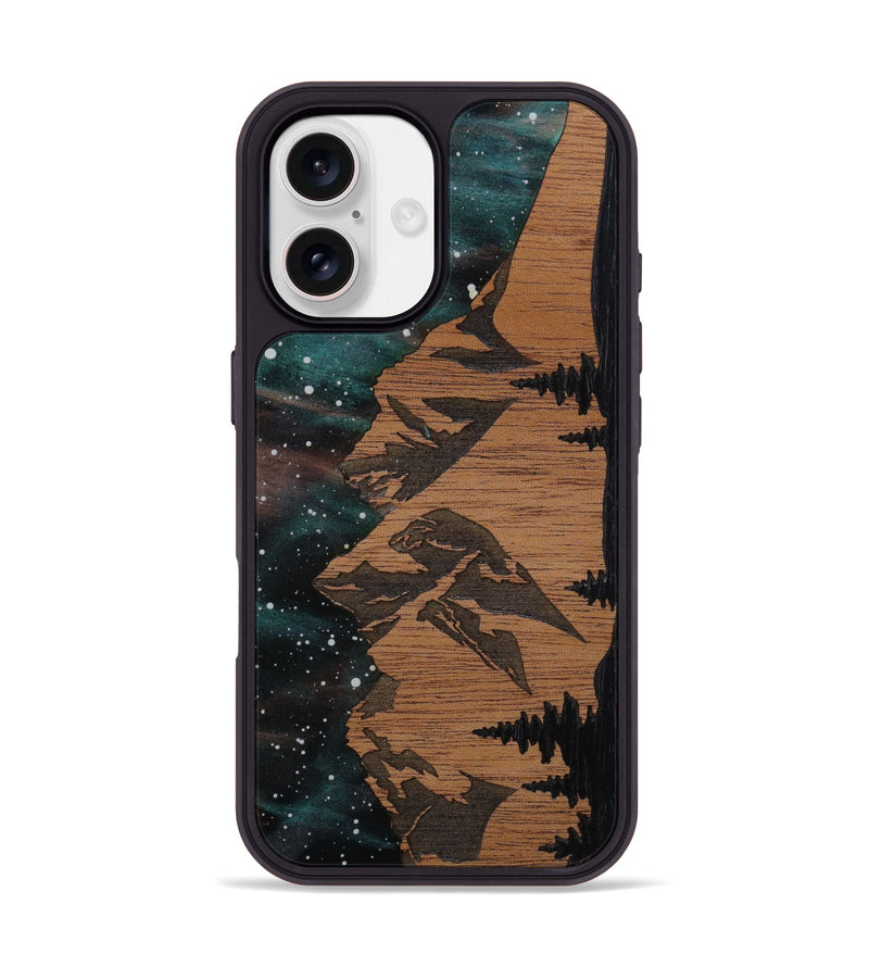 iPhone 17 Wood Phone Case - Tetons (Curated)