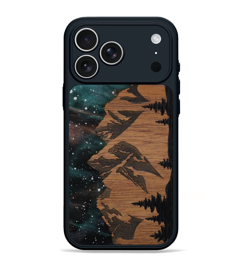 iPhone 17 Pro Max Wood Phone Case - Tetons (Curated)