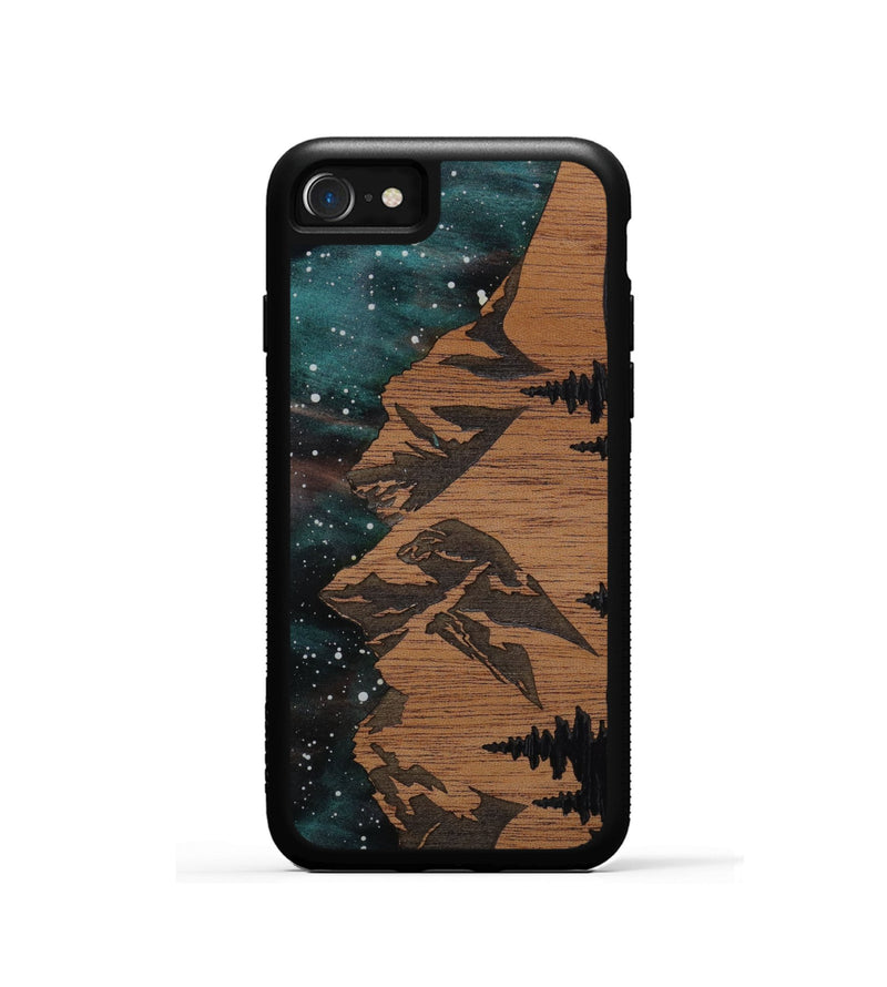 iPhone SE Wood Phone Case - Tetons (Curated)