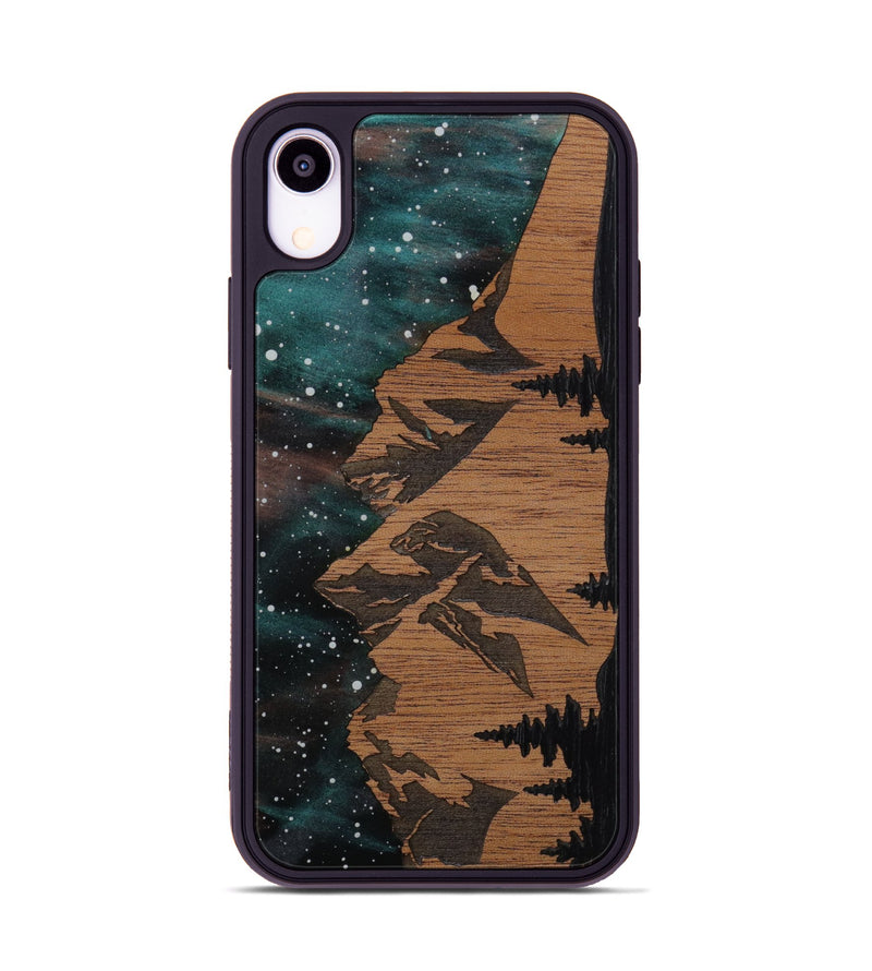 iPhone Xr Wood Phone Case - Tetons (Curated)