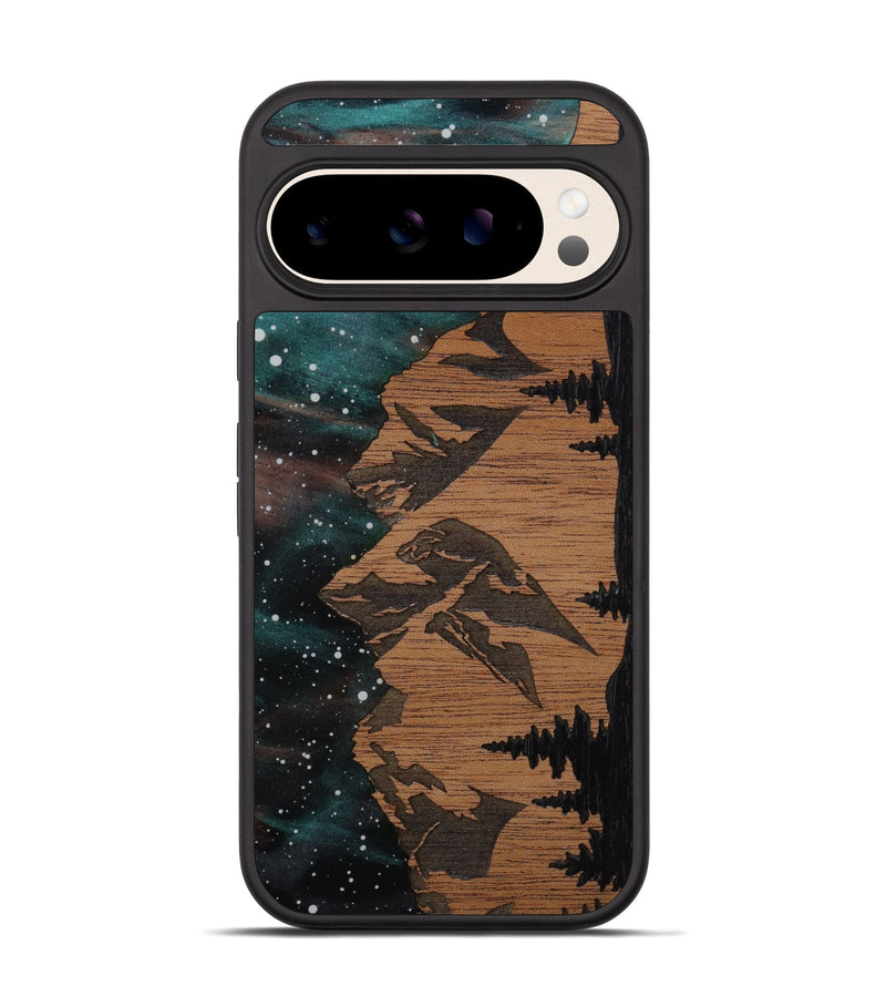 Pixel 10 Wood Phone Case - Tetons (Terrain)