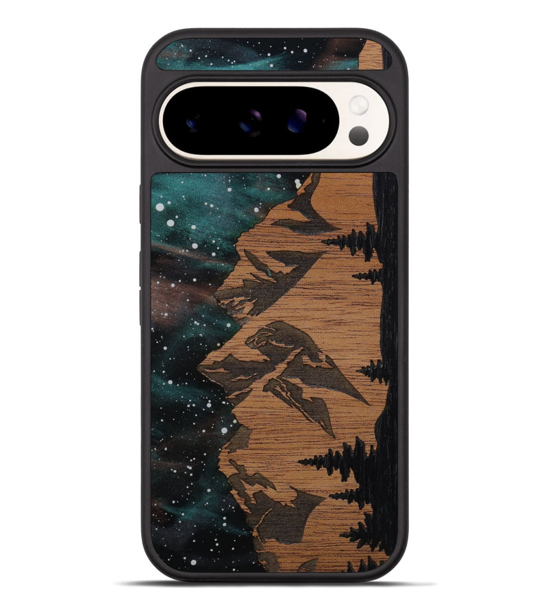 Pixel 9 Pro XL Wood Phone Case - Tetons (Terrain)