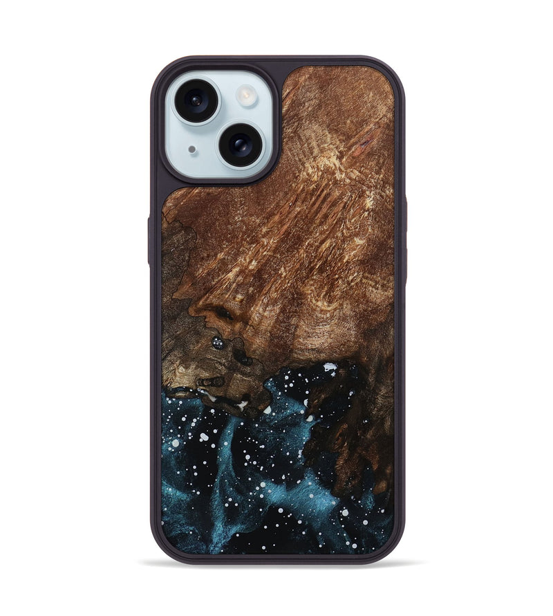 iPhone 15 Wood Phone Case - Wren (Cosmos, 797876)