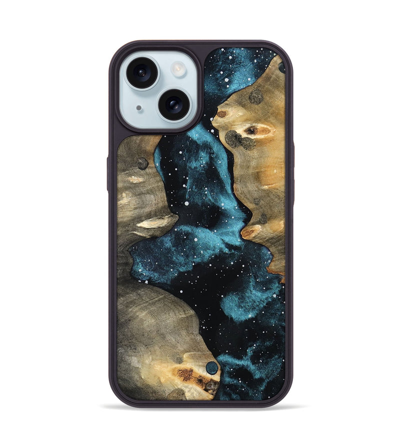iPhone 15 Wood Phone Case - Kian (Cosmos, 797879)
