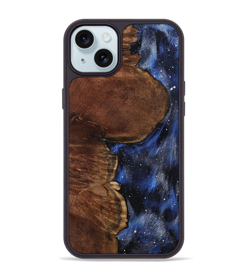 iPhone 15 Plus Wood Phone Case - Anjali (Cosmos, 797889)