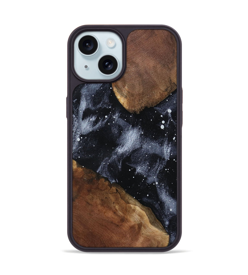 iPhone 15 Wood Phone Case - Cleta (Cosmos, 797916)