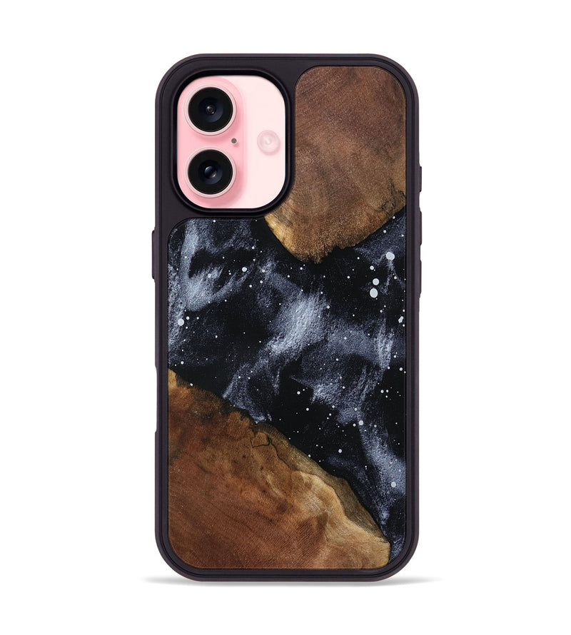 iPhone 16 Wood Phone Case - Cleta (Cosmos, 797916)