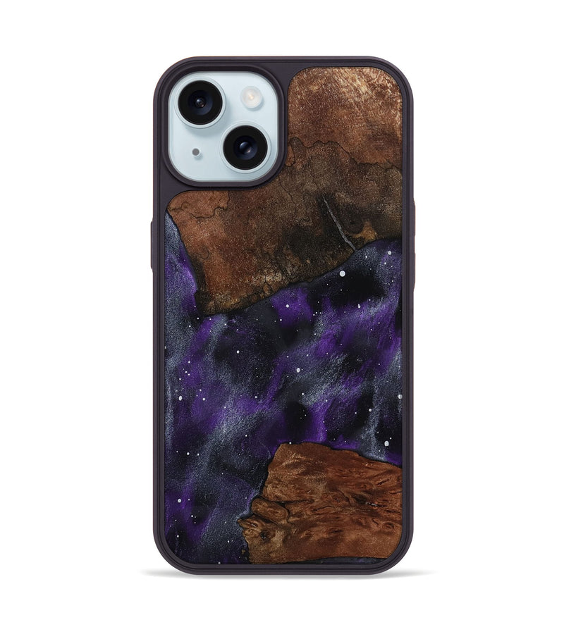 iPhone 15 Wood Phone Case - Jovan (Cosmos, 797925)