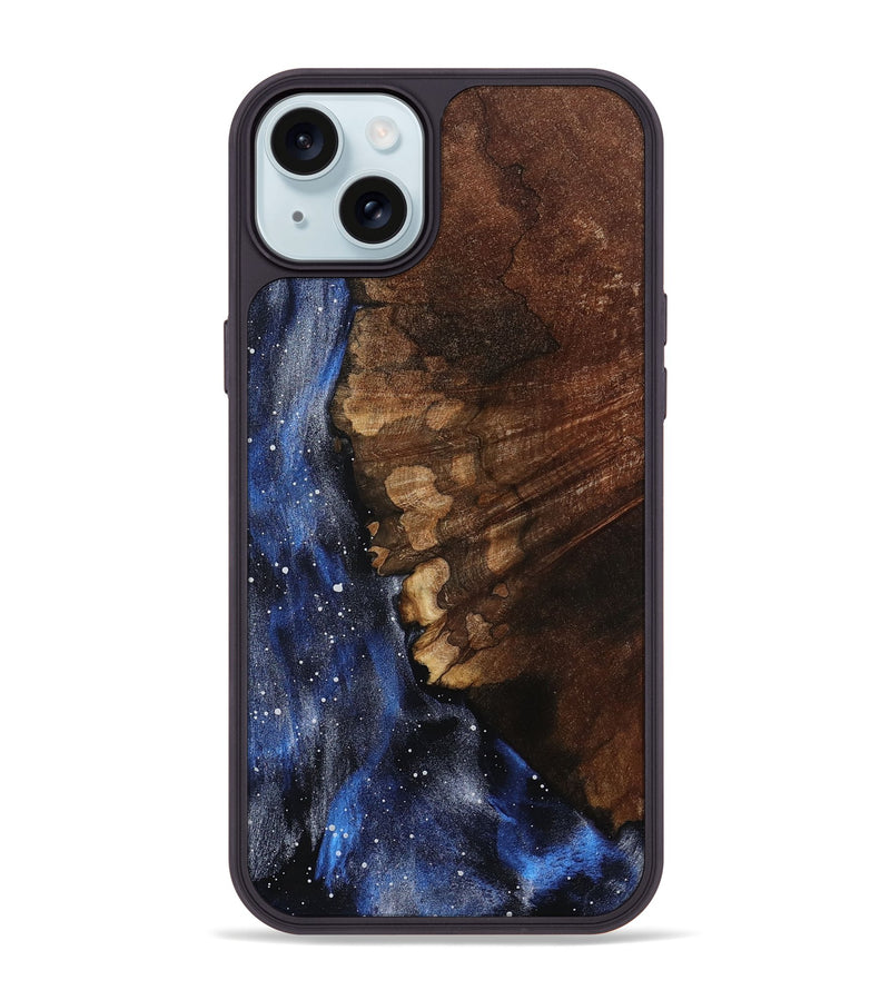 iPhone 15 Plus Wood Phone Case - Simeon (Cosmos, 797946)